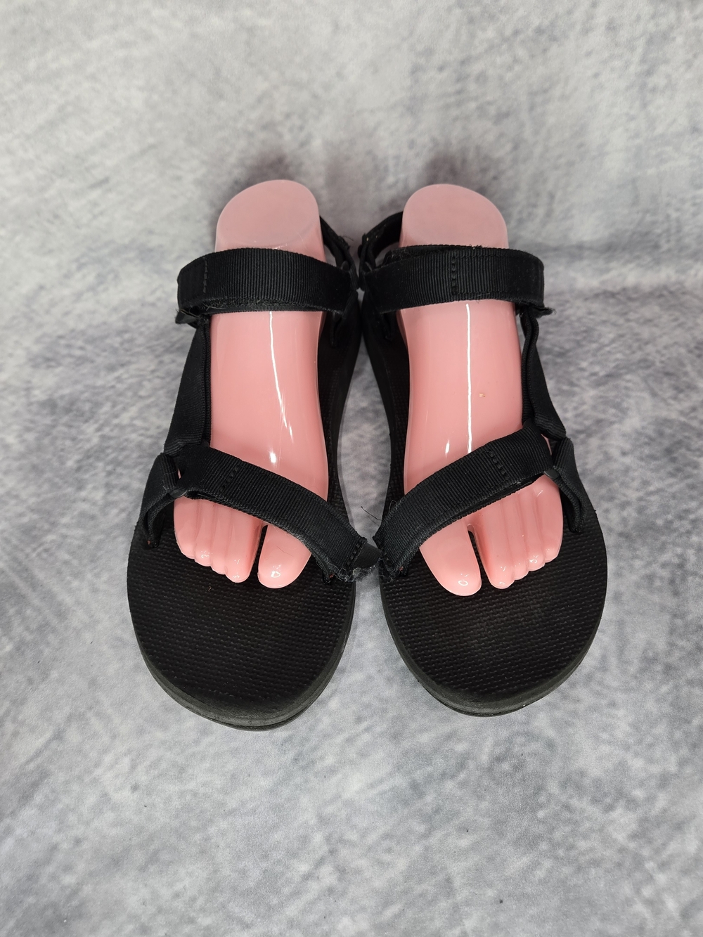 black Teva Original Universal Sandals